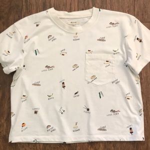 Madewell easy crop top